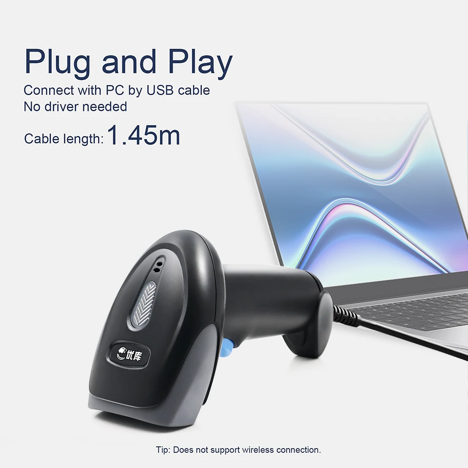 Escáner de código QR portátil M930Z, pistola de escaneo de código de barras Android, escáner de código de barras portátil USB 1D 2D