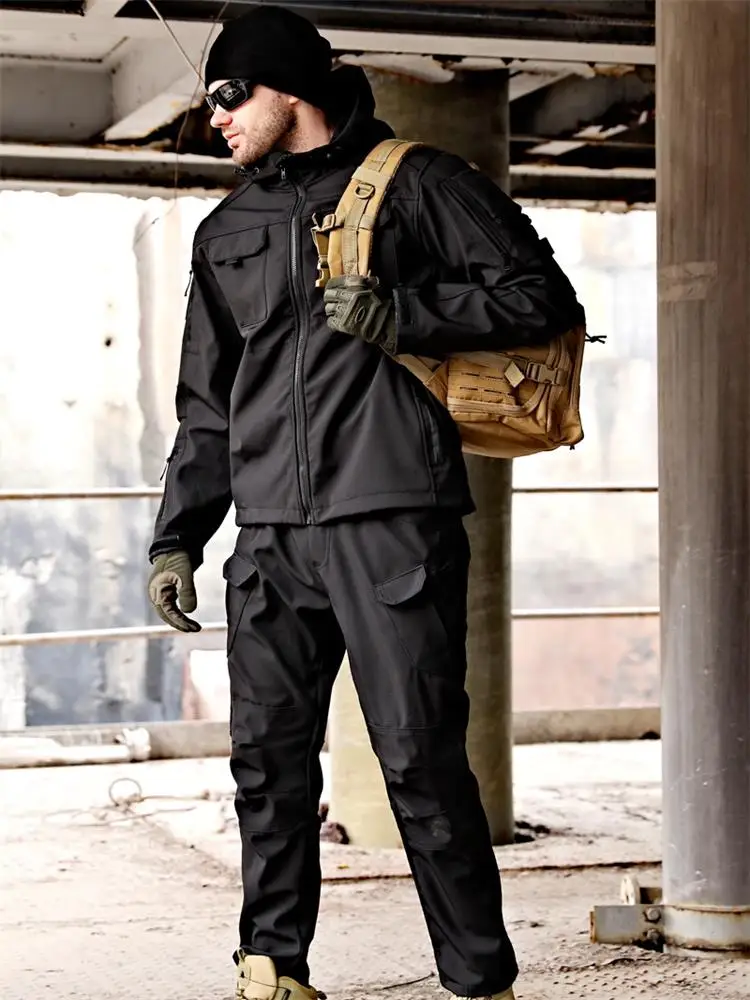 

Men's Suit 2023 Spring And Autumn New Fashion Trend Storm Suit Set Special Forces Suit
