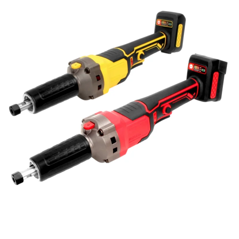 Brushless Cordless Straight Die Grinder, 6 Variable Speed Industrial Grade Electric Grinding Tool for Dewalt/Milwaukee Battery