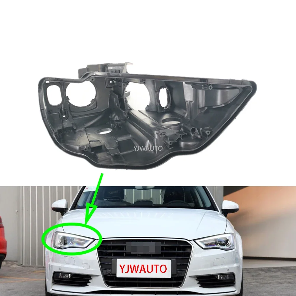 

For Audi A3 2013~2016 Headlamp House Car Headlight Base Rear Base Front Auto Front Lamp Holder Back House