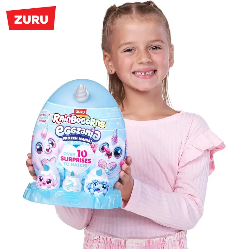 

Zuru Rainbocorns Magic Egg Fantasy Snowball Group Plush Blind Box Surprises Cute Doll Collectible Ornament Children Toy Gifts