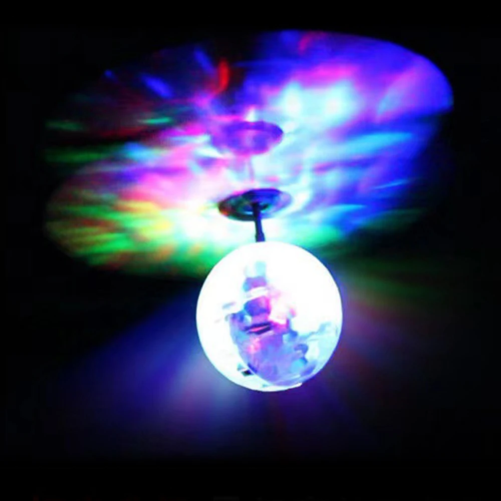 New Toy Hover Ball Colorful Mini Flashing Lights Drone Crystal Ball Induction Quadcopter Flying Ball Helicopter Drop Resistant