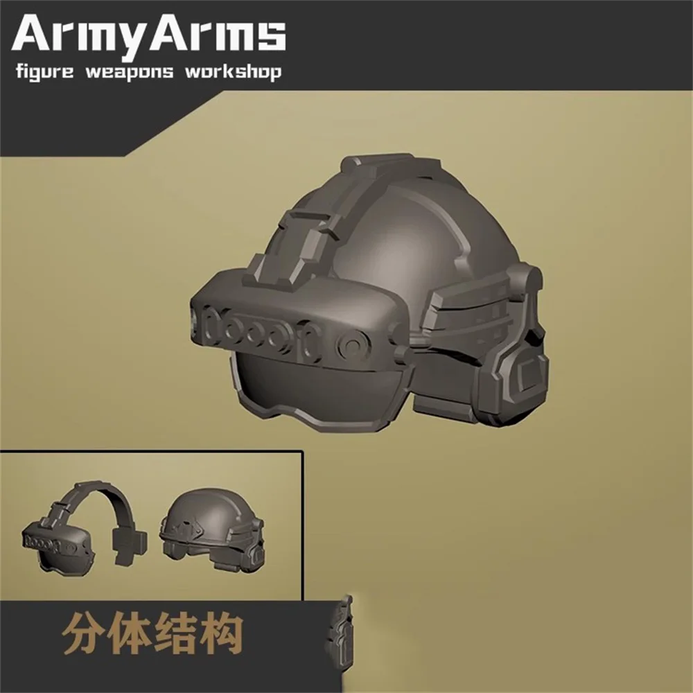 

Snail ArmyArms 1/50 Doll Soldier About 2cm Tactics Eyepiece Helmet Equipment Gift Model Toy In Stock