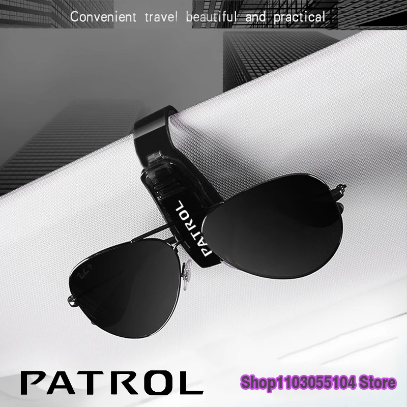 

1Pc Auto Car glasses folder Paper clip For Nissan Patrol y60 y61 y62 Accessories