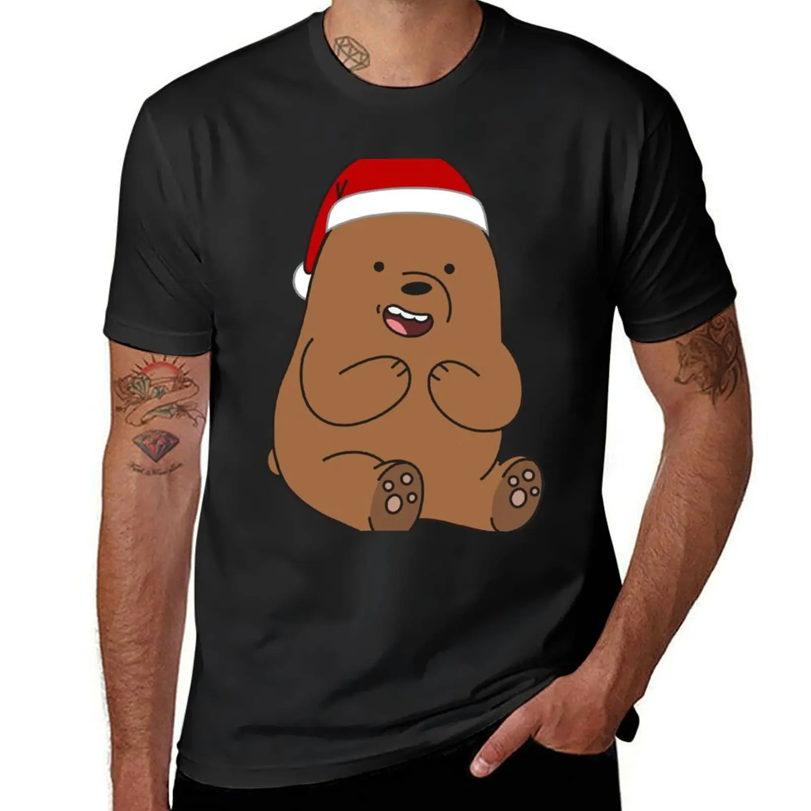 Grizzly Xmas T-Shirt vintage clothes vintage sweat mens graphic t-shirts