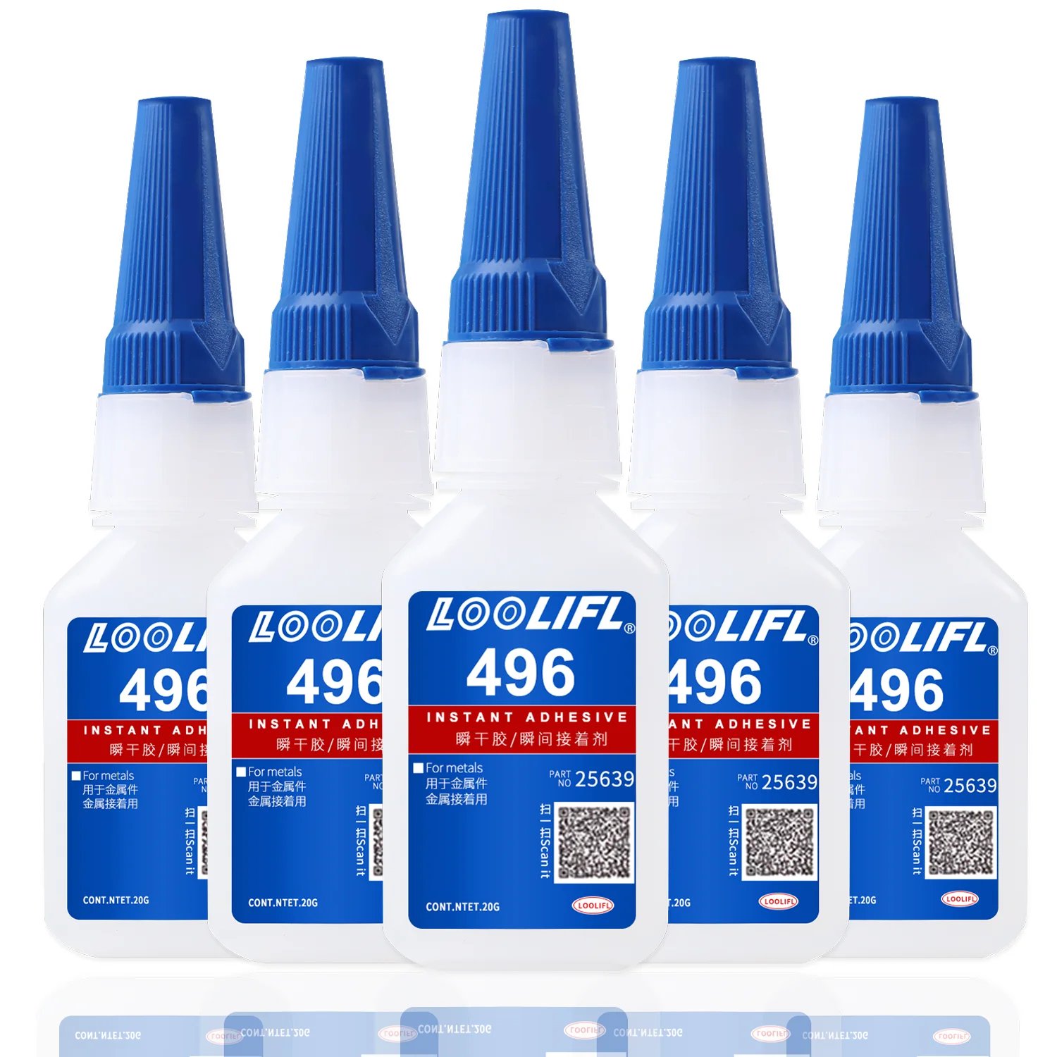 

Loolifl 20 мл, 25 шт., 496 Мгновенный суперклей, универсальный, сверхпрочный, быстросохнущий, для смолы, керамики, металла, стекла, специальный суперклей