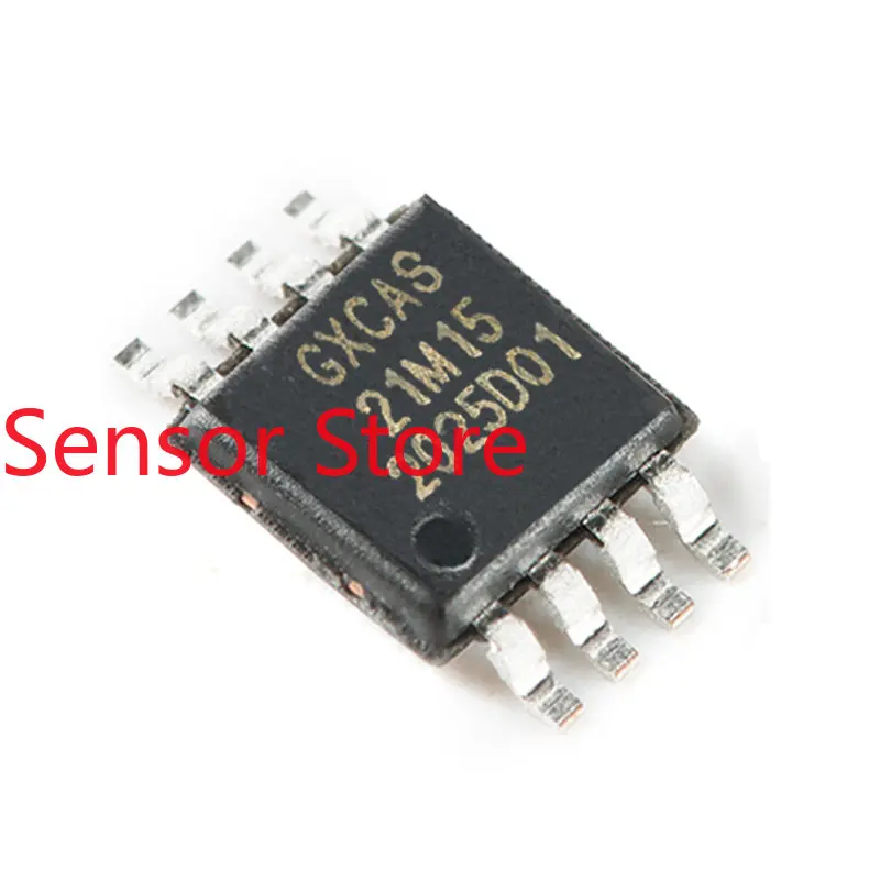 5PCS Original GX21M15U (GX75B) TSSOP-8 Digital Temperature Sensor Chip ± 0.5 ℃ I2C Interface