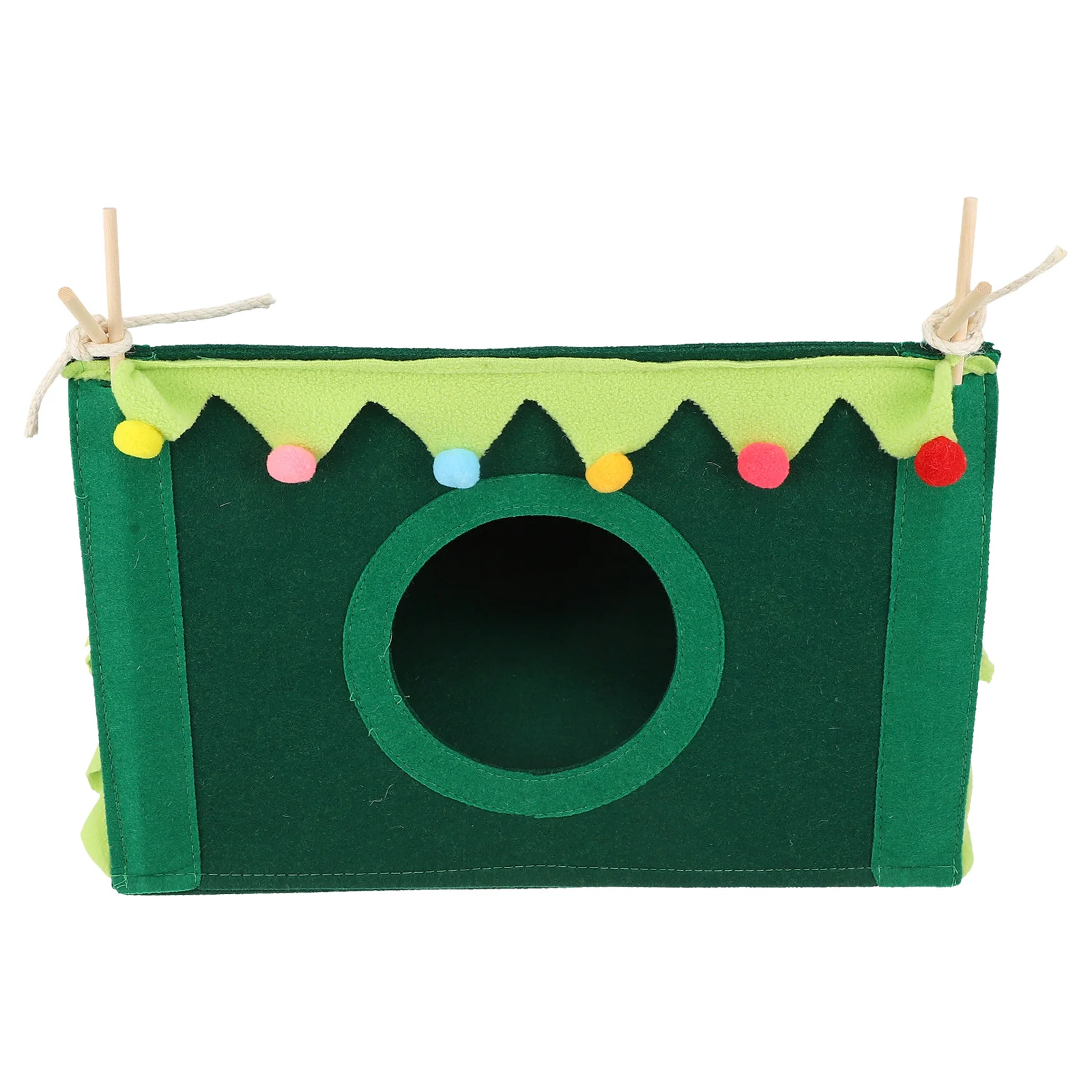 

Simple Rabbit Nest Design Soft Felt Cloth Pet House for Small Pets Cozy Rest Bed Warm Winter Pet Bed for Hamster Squirrel Kitten
