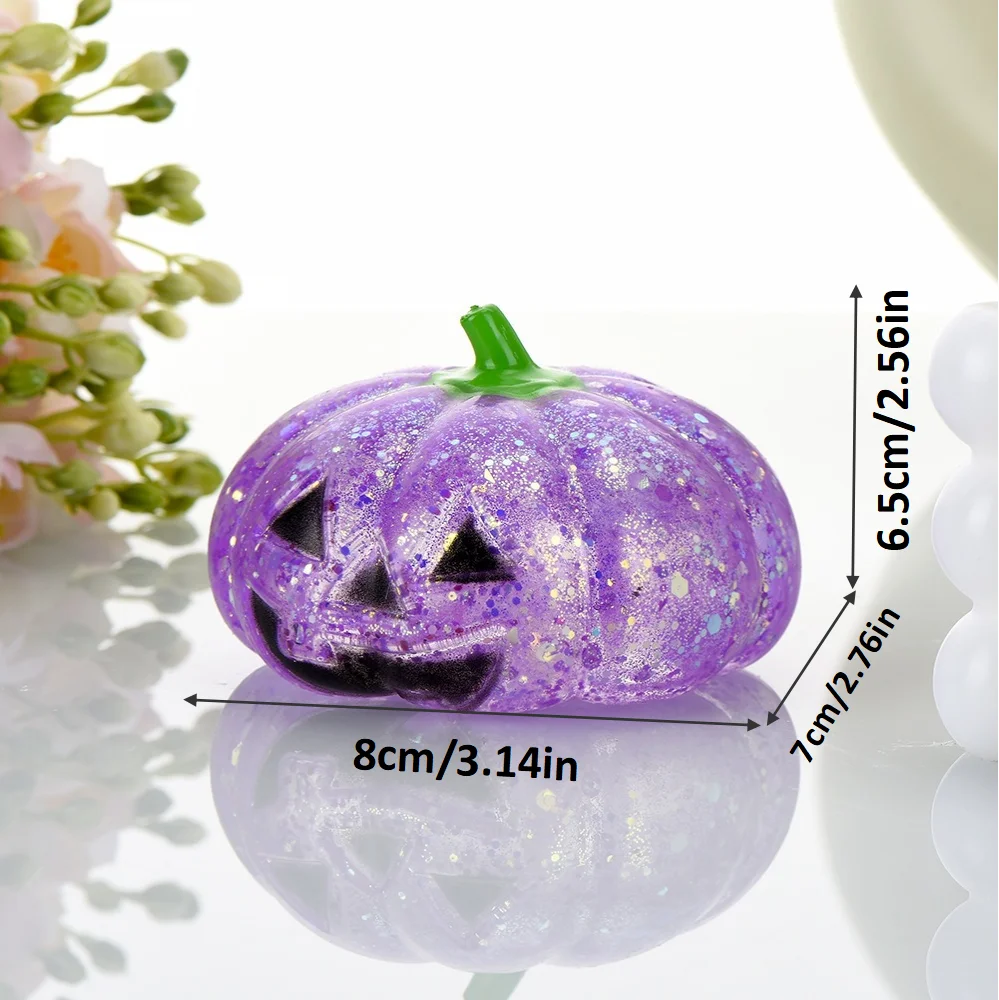 [Halloween Limited] Pumpkin Squishy Slow Decompression Realistic Toy Office Stress Relief Gadget Creative Gift