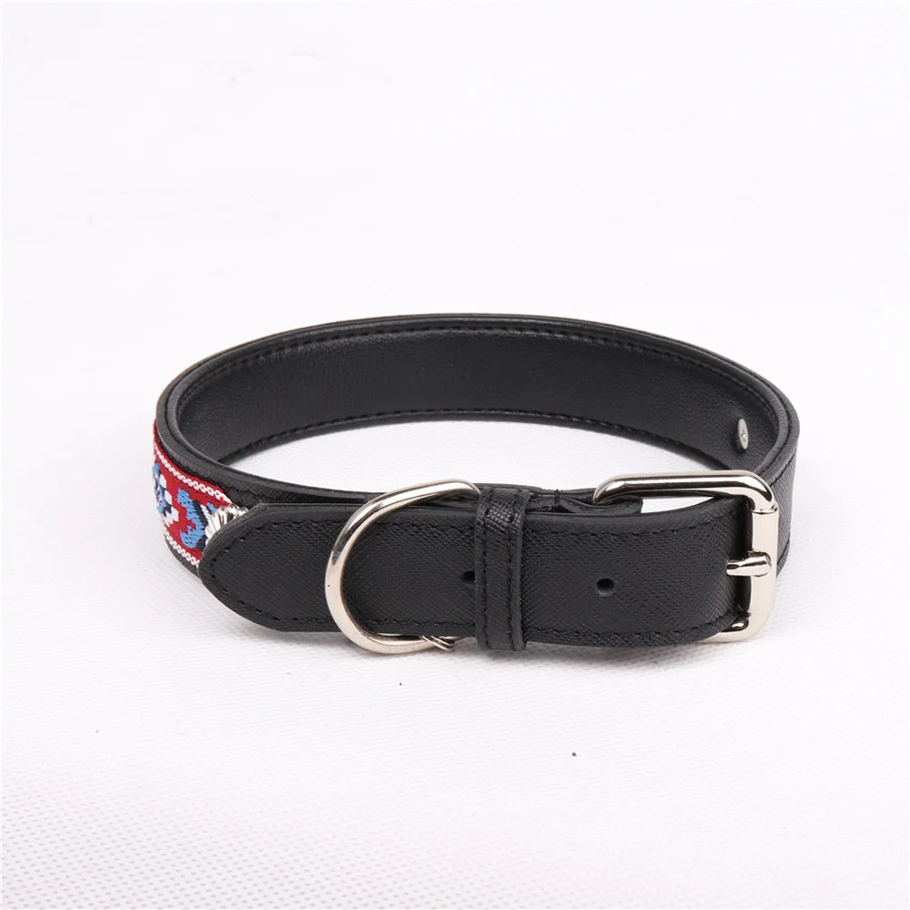 

1Pcs Pet Puppy Collar Adjustable Strong Sturdy Wear-Resistant Simple Design Fashion Comfortable Control