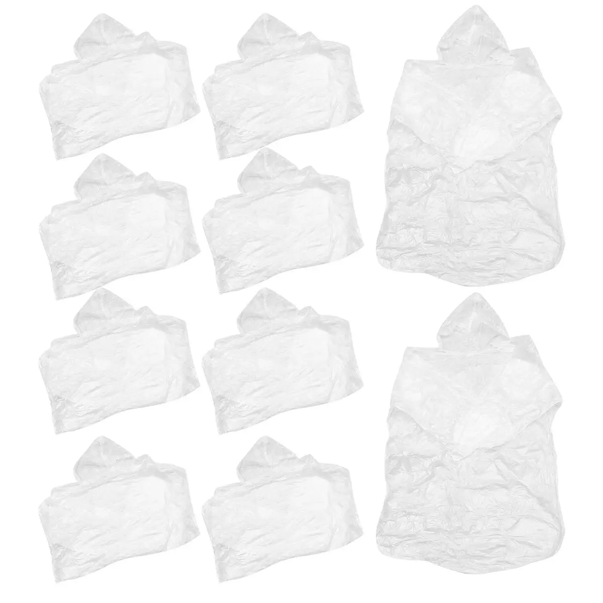 

10 шт. взрослых портативных водонепроницаемых легких дождевиков с капюшоном для активного отдыха, дышащие, для путешествий, походов и кемпинга