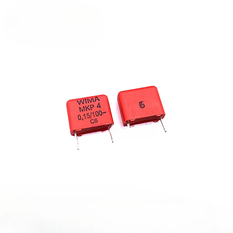 

5PCS/20PCS WIMA MKP4 0.15UF 150NF 100V 100v0.15UF foil film capacitor 100V150nF 154 100V154 Foot distance 10MM