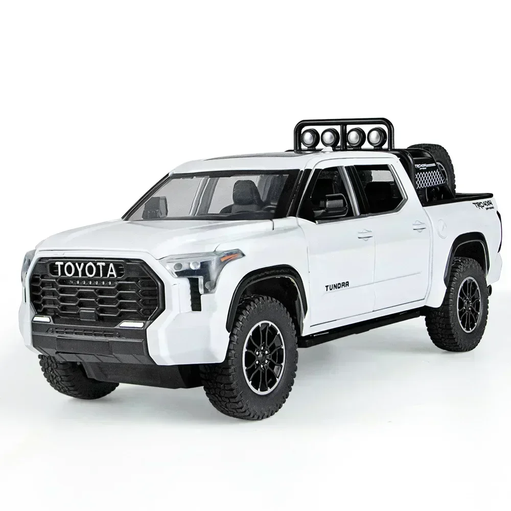 1:24 Toyota Tundra pickup truck Diecast Alloy Pull Back Car Collectable Toy Gifts for Children diecasts & toy vehicles A591