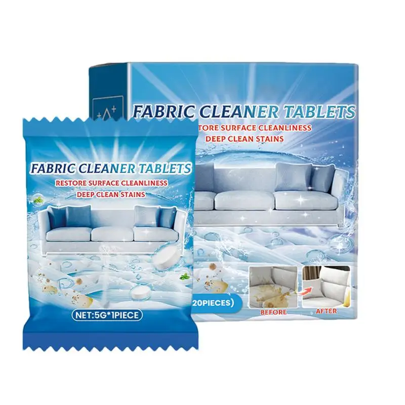 

Fabric Cleaner Tablet Couch Cleaner And Stain Remover Multifunctional Fast & Effective Couch Cleaner Tablet For Carpets Rugs