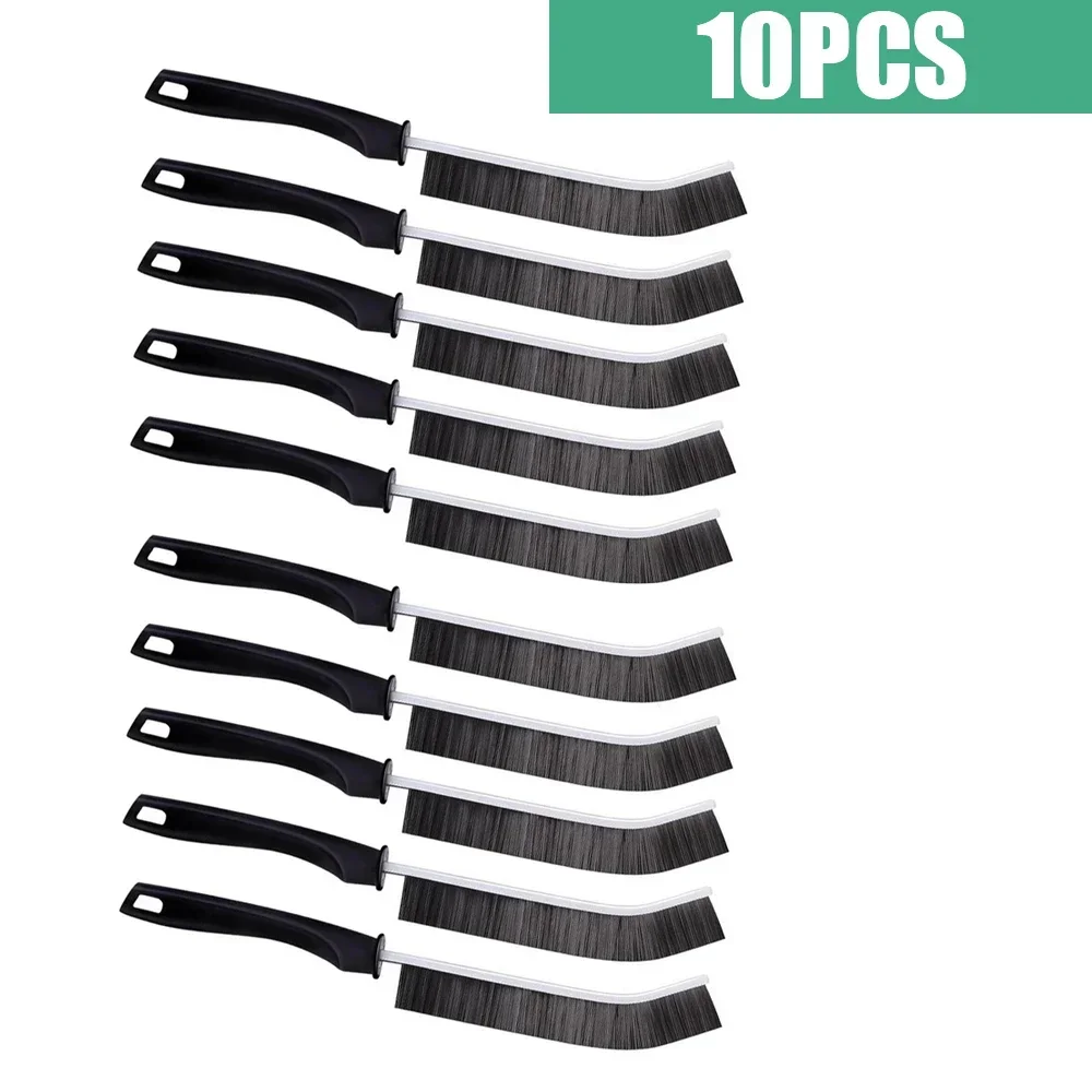 Multifunctional 10 Pcs Hard Bristle Brush - Deep Clean Bathroom Tiles, Kitchen Crevices & Window Gaps