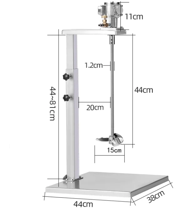 

Промышленный пневматический смеситель, 5 галлонов, 60 л, клей, ручная подъемная машина для смешивания воздуха, мешалка для краски, чернил, мешалка для рассеивания жидкости тоже