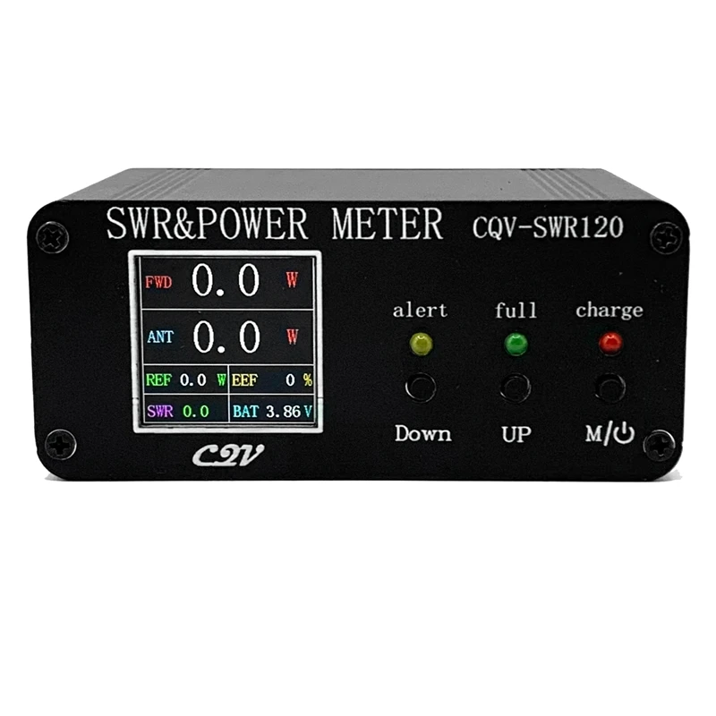 120W 1.8Mhz-50Mhz Digital Powers Standing Wave Meter SWR Meter FM AM SSB SWR Powers Watt Meter Alarm Function