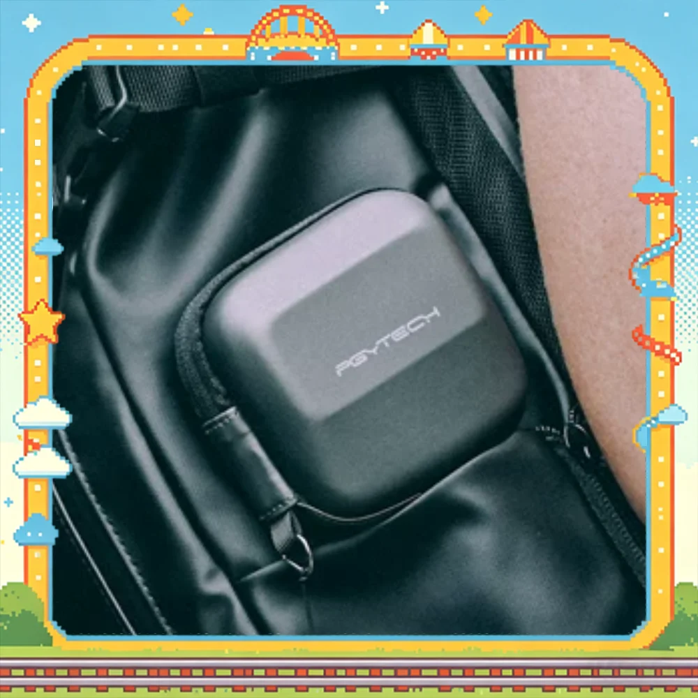 PGYTECH Action Camera Hard-Shell Protective Case P-GM-127 Portable Shockproof Storage Bag for Action Camera Accessories