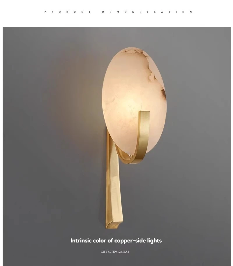 ميزة غرفة المعيشة من النحاس الصلب على الطراز الشمالي، مصباح جداري مستوحى من المصمم الإسباني، الممر الأكثر مبيعًا/الممر الخفيف الفاخر Mar