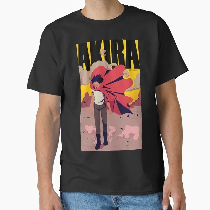 Akira Cyberpunk City Explosion Anime Gift T‑Shirt 1017 Retro Sci‑Fi Manga Graphic Tee Shotaro Kaneda Neo‑Tokyo Unisex Streetwear