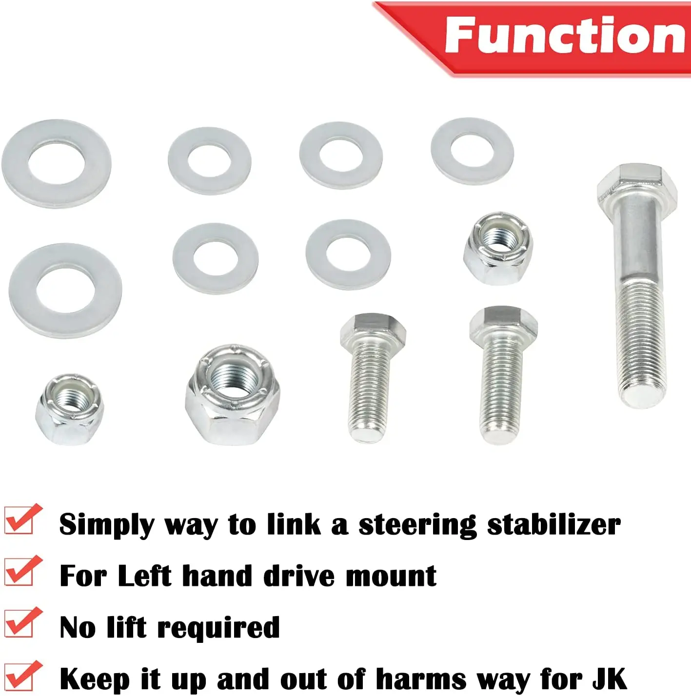 Anx 14pcs/set 2007 Lenk stabilisator Umzugs halterung ersetzen für Jeep Wrangler JK 2015-2018 schwarz Auto Auto Zubehör Teil – Detail 5
