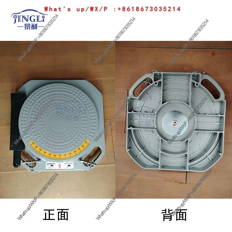400 * 400 * 50/25Mm 3d wheel aligner corner plate large shear lift tool turntable