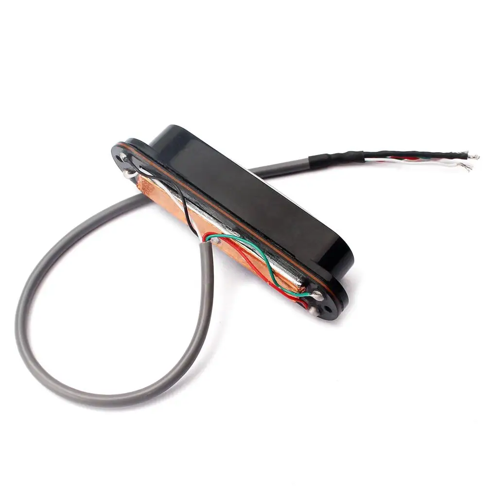 

Dual Rail Pickup Coil 4 Wires Black Replacement Humbucker Set for Guitar Dual Coil Low Noise Shielded Authentic Sound
