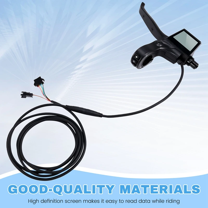 ABUE-160PDD Pantalla de instrumentos de scooter eléctrico ajustable con mango de freno para bicicleta eléctrica