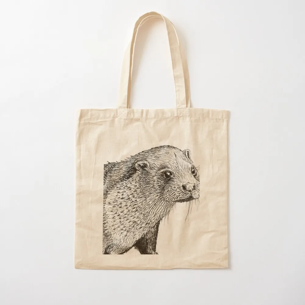 

Otter Tote Bag sacs de shopping the tote bag cute pouch bag Canvas Tote