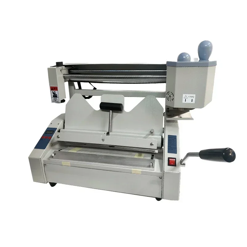 

Binding Machine Desktop Hot Melt Glue machine manual book of glue binding machine