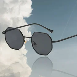Fashion Retro Sunglasses Classic Metal Polygonal Sunglasses Sunglasses Octagon Glasses