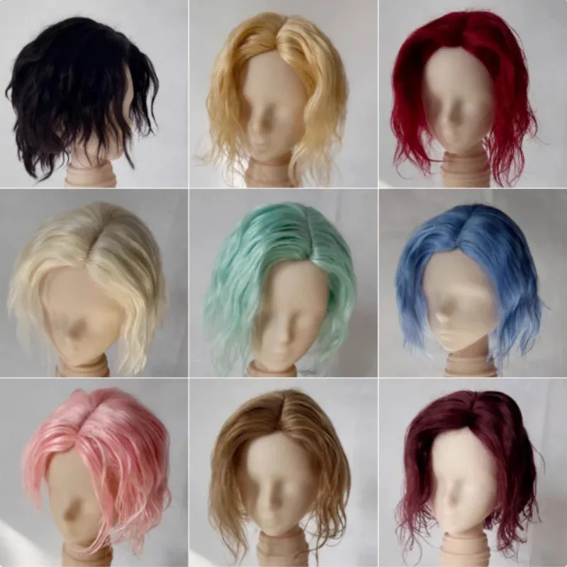 

New BJD Wigs Short Hair for 1/3 1/4 1/6 Dolls SD MSD MDD Yosd Mohair Wigs Doll Hair