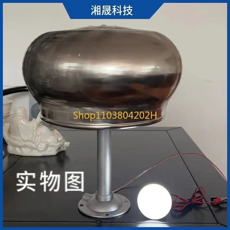 Miniature Blowing Ball-Type Wind Disc Coreless Generator Stainless Steel Vertical Wind Multi-Blade Start Low Wind Speed