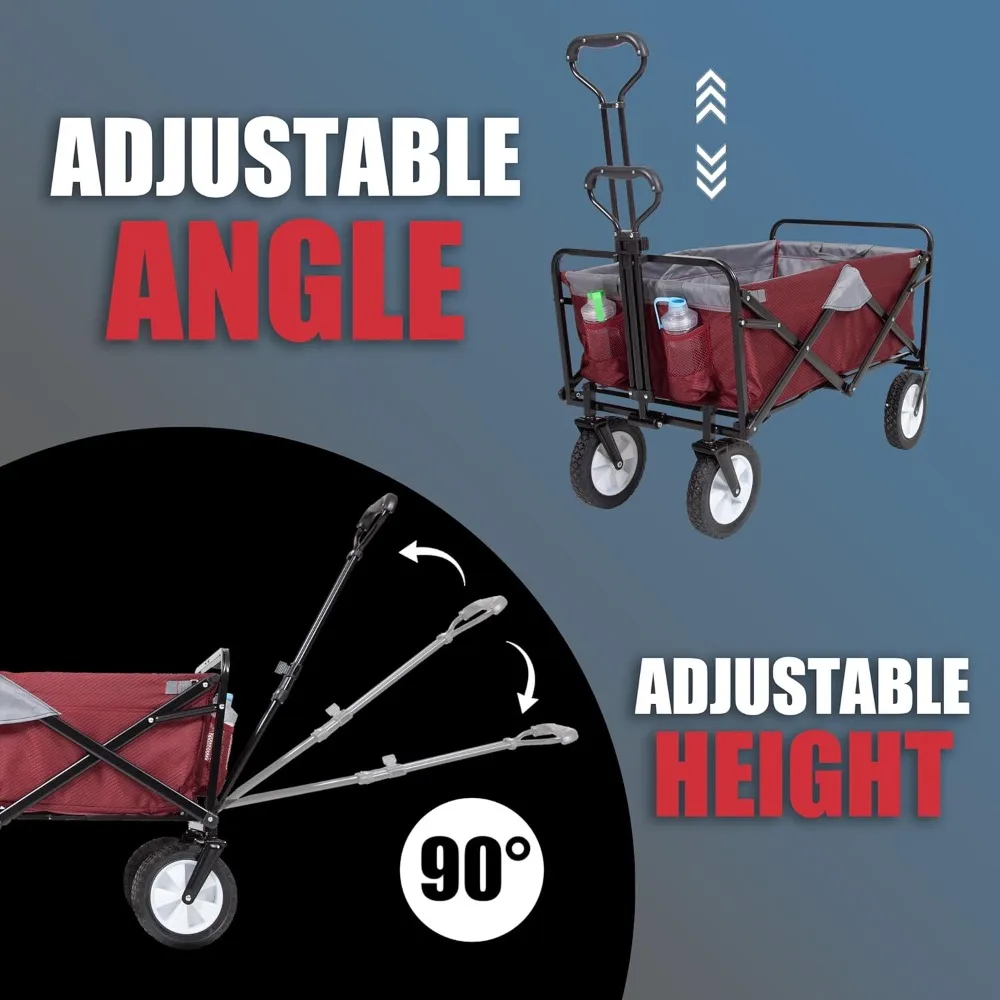 عربة أدوات ذات لونين للمغامرات الخارجية والرحلات العائلية