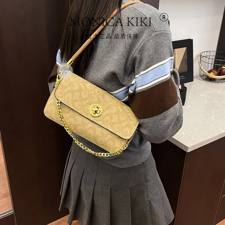 

Autumn New Explosion 2573 Niche Design Fashion Simple Trend Versatile High Sense Light Luxury Shoulder Handbag