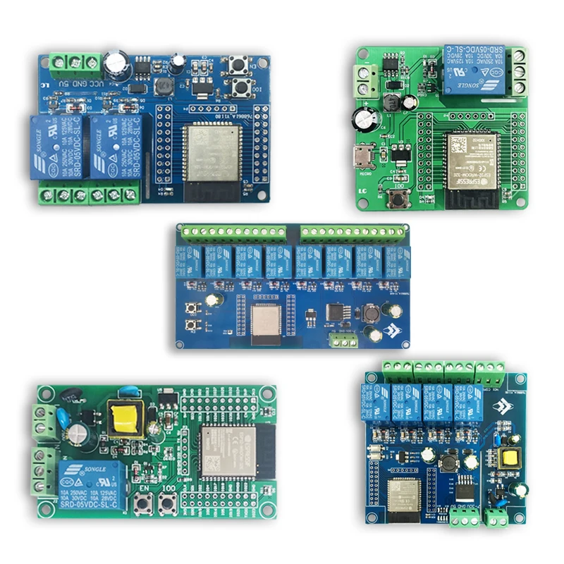 ESP32 WIFI Bluetooth BLE Single/Dual 4/8 Relay Module ESP32 Secondary Development Board