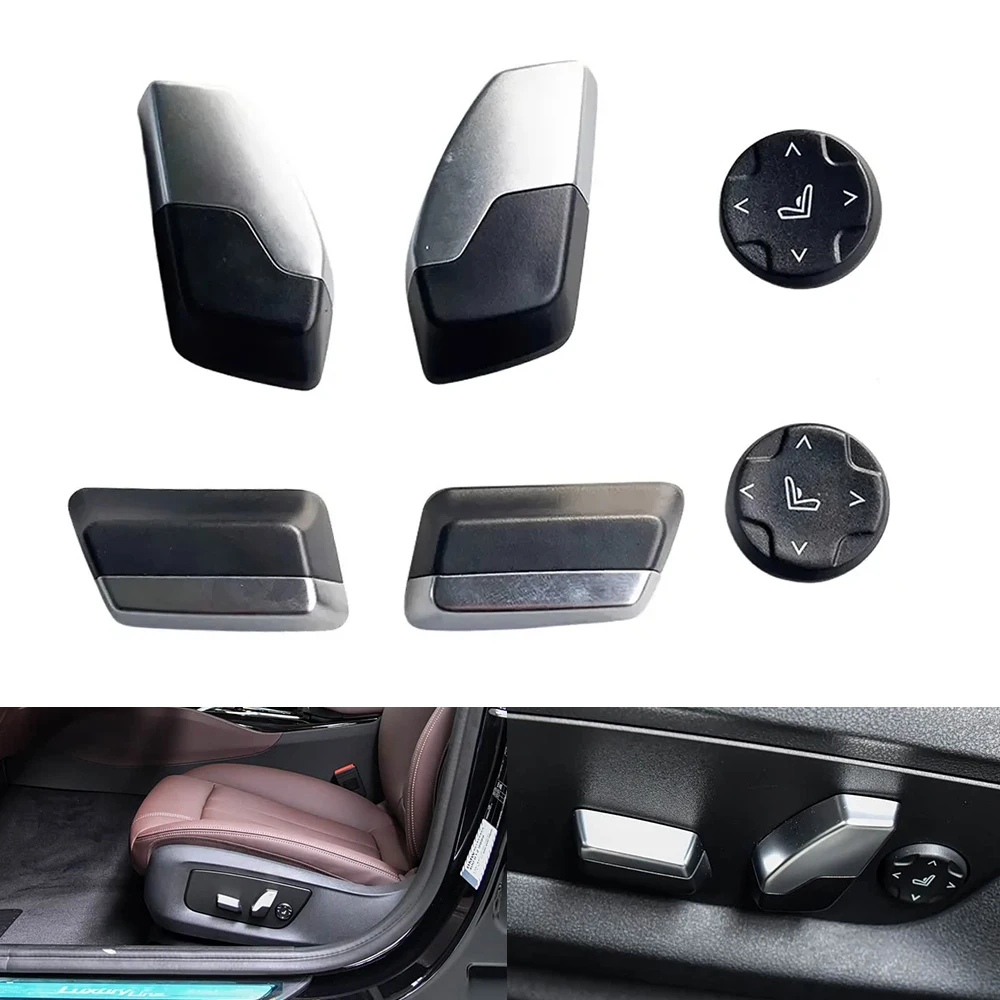 

Electric Power Tilt Recline Seat Adjustment Console Button Switch Trim For BMW 5 6 7 Series 530i 540i G12 G28 G38 2018-2023