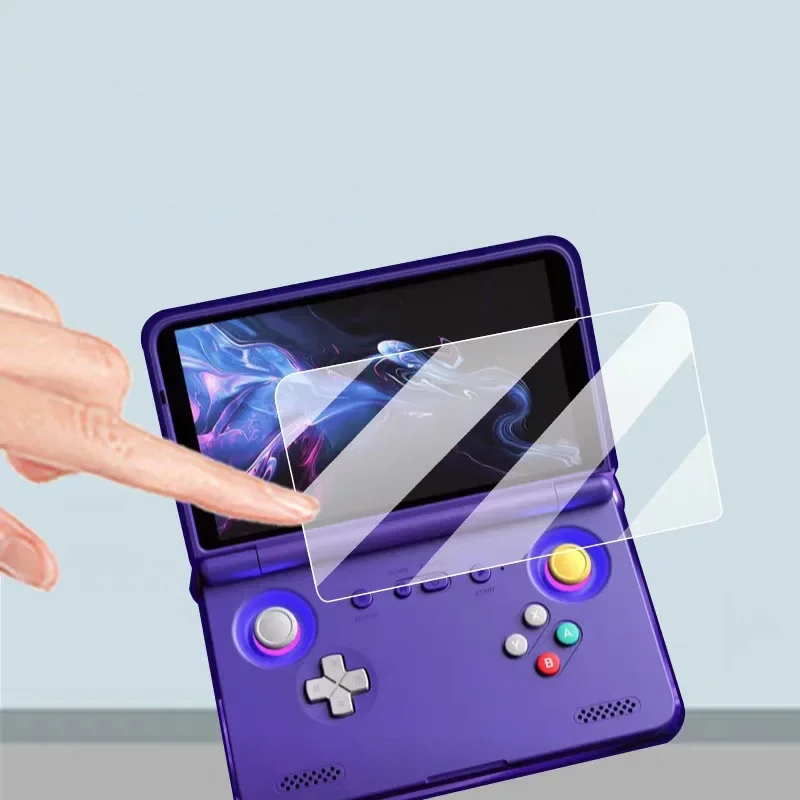 2pcs Screen Protector film For Retroid Pocket Flip2 Player Games Tempered Glass Film 9H HD Scratch-resistant Protector Accessory