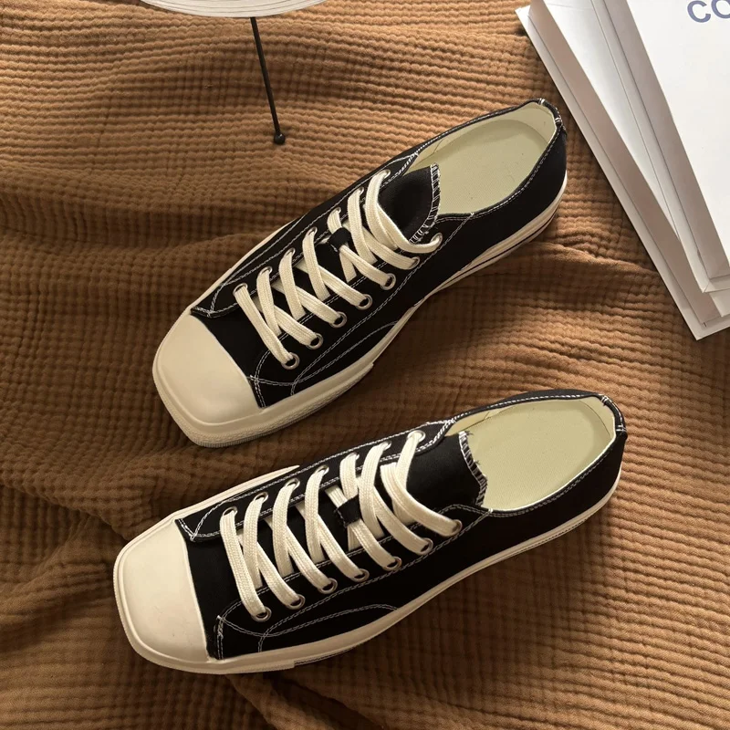 

Casual Canvas Dequan Shoes Unisex Commuter Low-Top Board Shoes Comfortable All-Match Summer Trendy Men's Shoes Fashionable Wo...