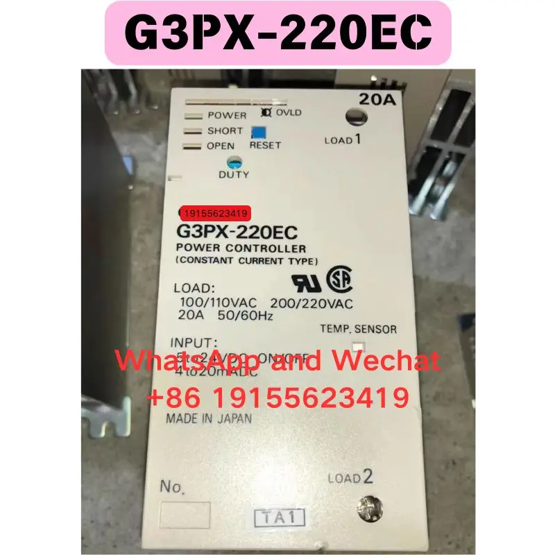 Used G3PX-220EC Solid state voltage regulation module Functional test OK