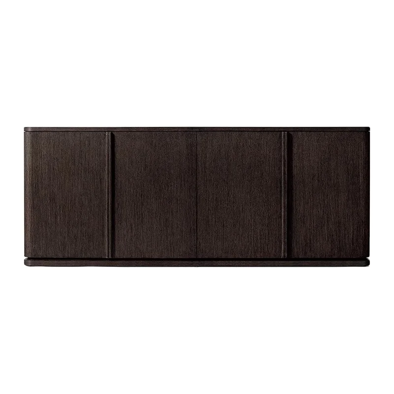 

American country style solid wood sideboard, high-end wall-mounted integrated living room, foyer direct storage cabinet