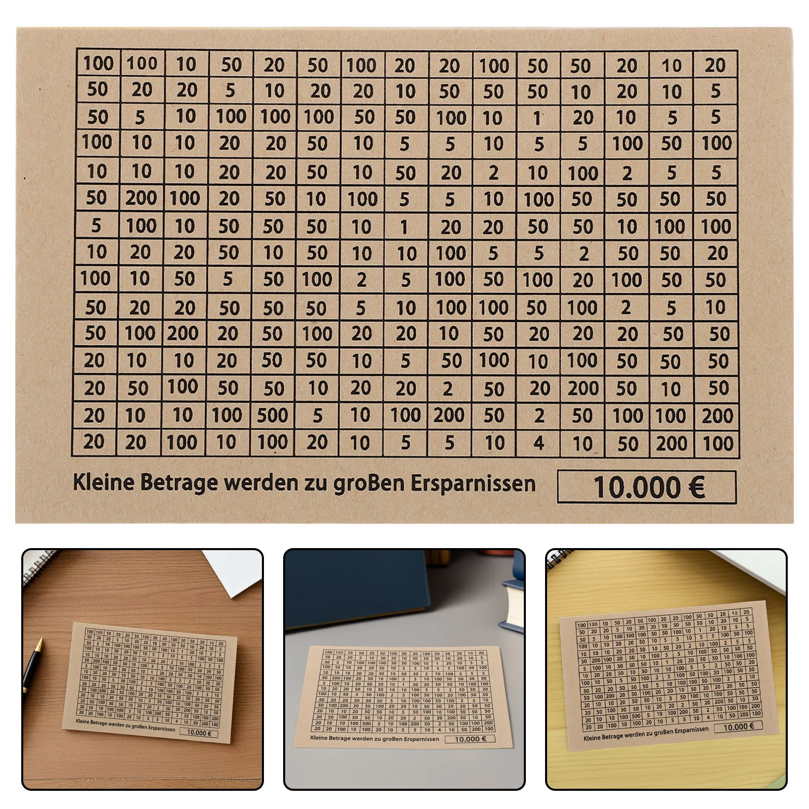 

50 листов таблиц для отслеживания сбережений, наклейки для трекера сбережений, наклейки для планирования бюджета, листы для стратегии экономии денег