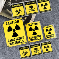 CAUTION Reflective Warning Stickers Car Scooter  Motorcycle Accessories Body Window Windshield Fuel Tank Fender Trunk Decals