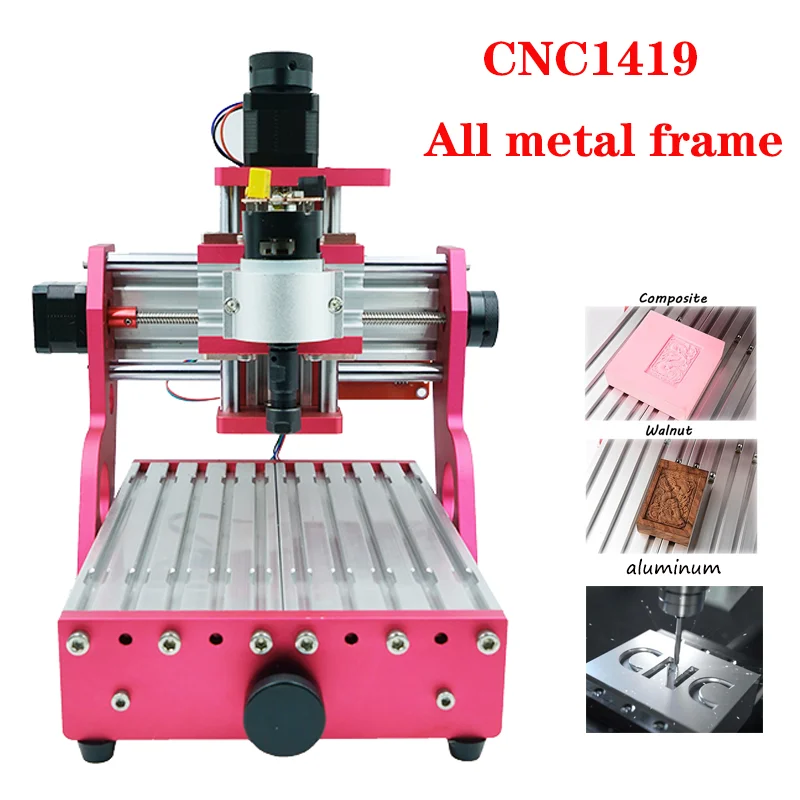 CNC1419 all metal frame desktop engraving copper aluminum metal engraving machine CNC engraving machine