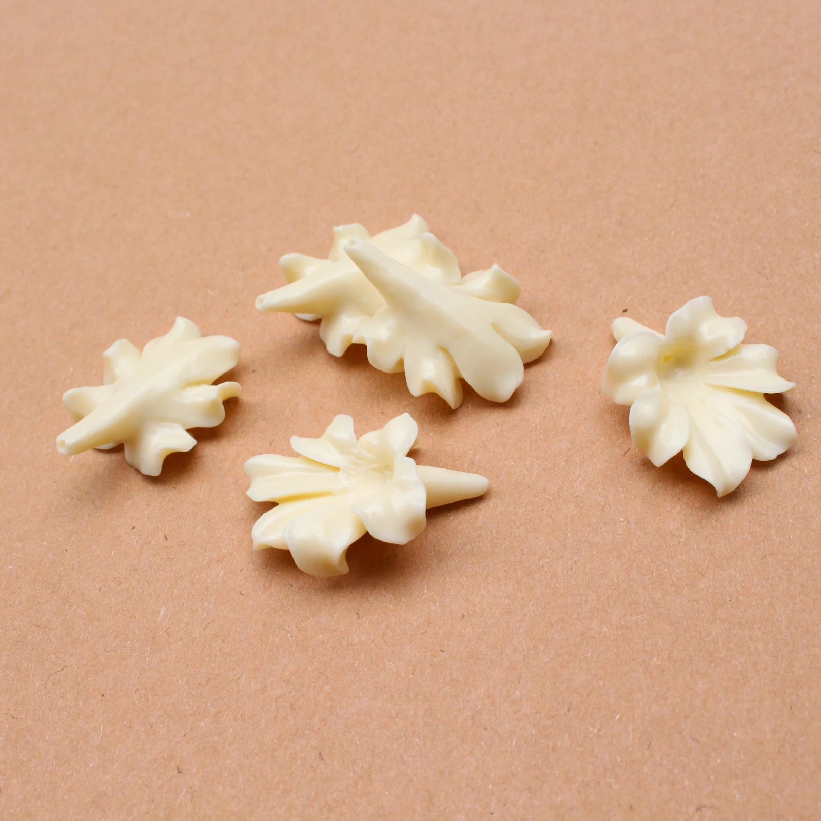 Artificial Coral  24mm Morning Glory Flower Loose Beads Charm Women Jewelry Making DIY  Necklace Earrings Brooch Craft