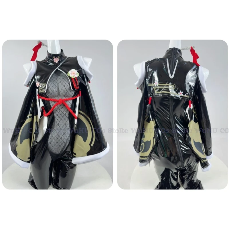 

Game NIKKE The Goddess Of Victory Sakura Suit Cosplay Costume Women Sexy Kimono Dress Black Uniform Halloween Party Role Play