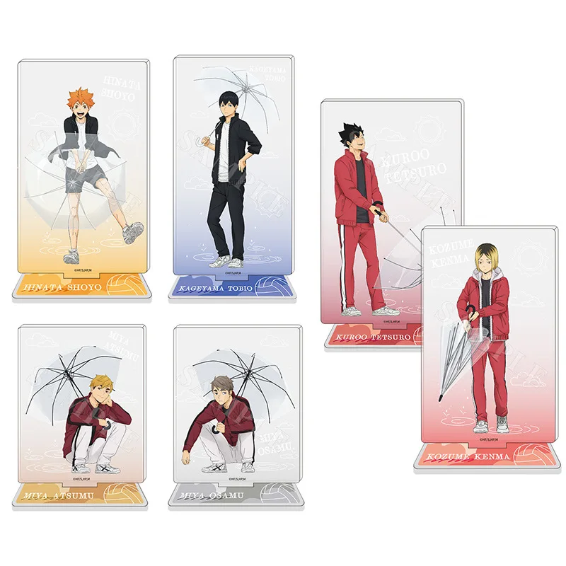ไฮคิว!! ชุดแผ่นอะคริลิคตั้งโต๊ะลายร่ม Shoyo Hinata Tobio Kozume Kenma Tetsurou Kuroo ของแท้จากจีน