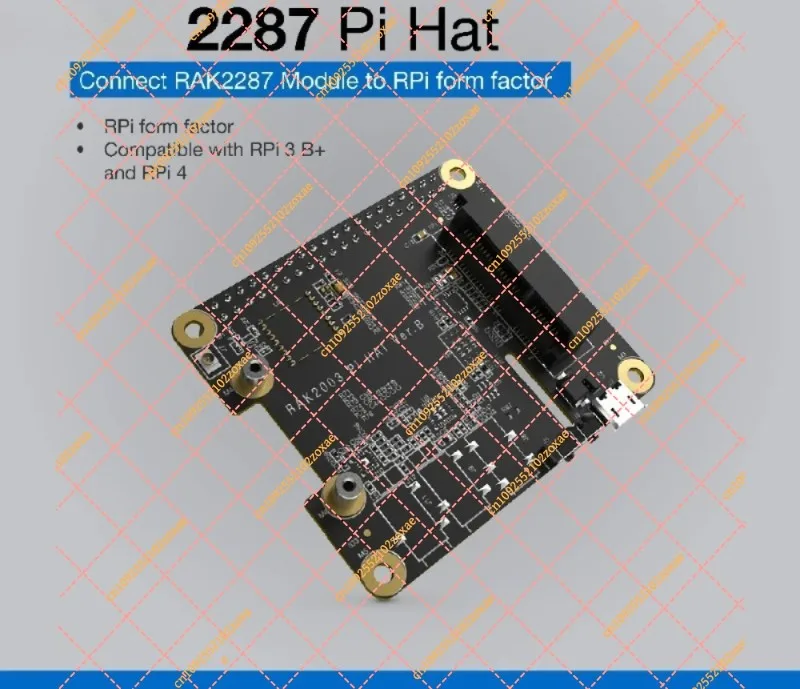 RAK2287 RAK5146 Pi HAT LoRa Gateway Concentrator Board Module Converter for Raspberry Pi IoT