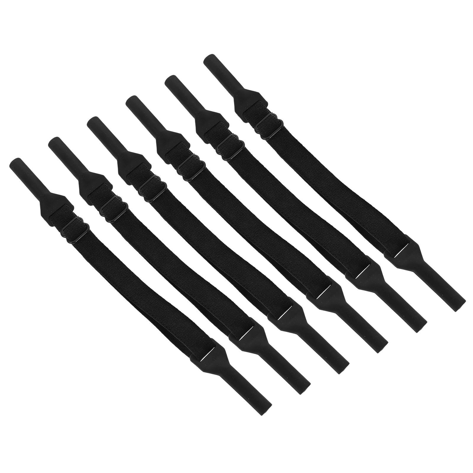 6pcs Glasses Anti-slip Rope Adjustable Elastic Sports Strap Secure Fit Comfortable Material Labor Protection
