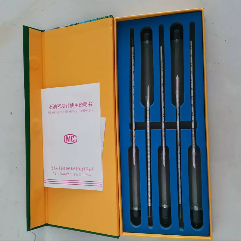 Petroleum Density Meter Hydrometer Diesel High Precision Glass Float Meter Accurate Measurement Density Meter